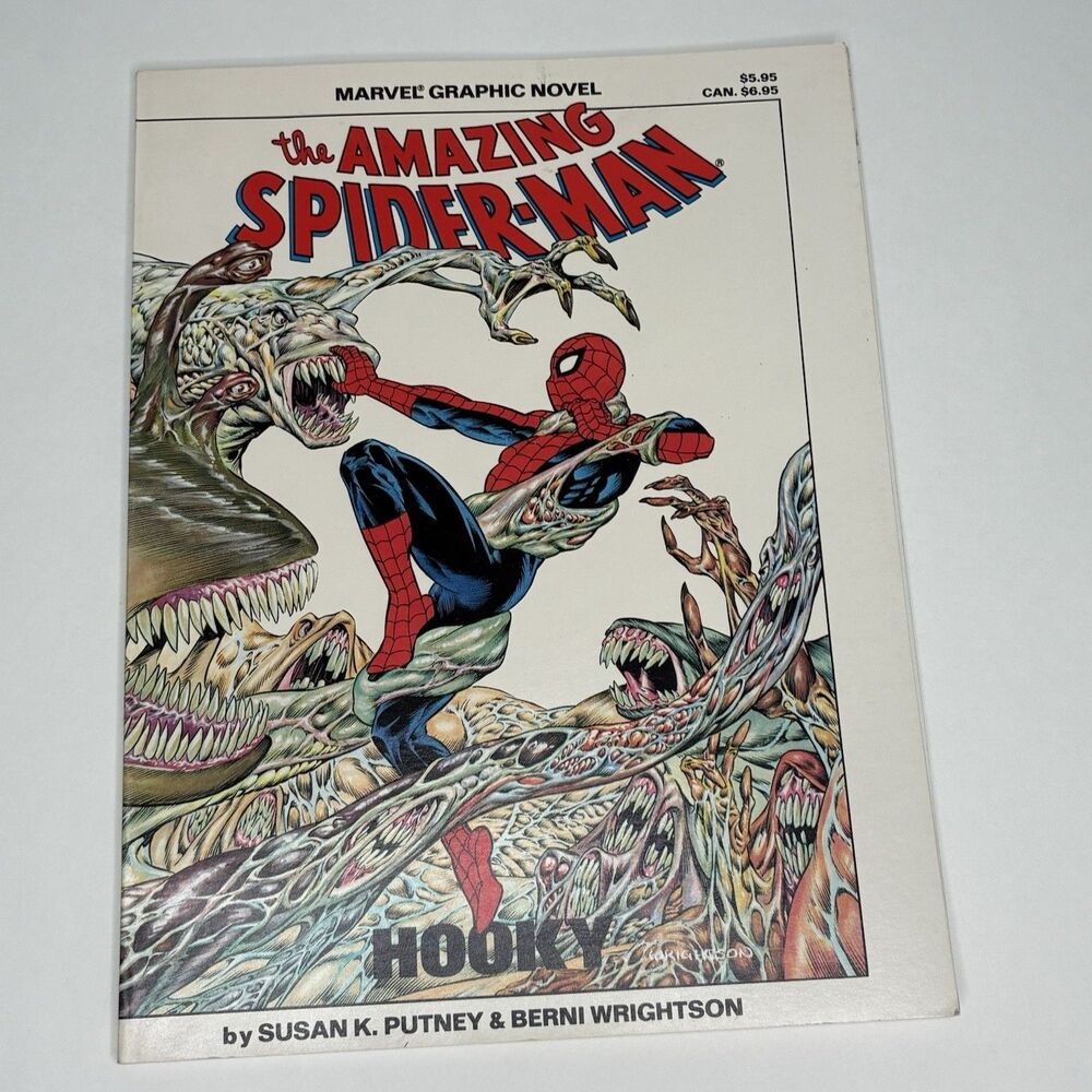 The Amazing Spider Man Hooky Marvel Graphic Novel Book Susan Putney 1986